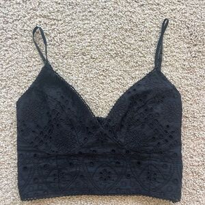 Abercrombie Cotton Eyelet Lace Top